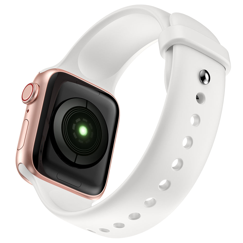 Plain Silicone Watch Band Strap Replacement for Apple Watch Series 9 8 7 41mm 6 SE (2023) SE(2022) SE 5 4 40mm 3 2 1 38mm Plain Silicone Watch Band Strap Replacement for Apple Watch Series 9 8 7 41mm 6 SE (2023) SE(2022) SE 5 4 40mm 3 2 1 38mm